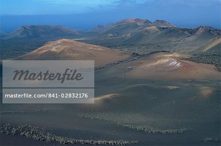 Timanfaya National Park (Fire Mountains), Lanzarote, Canary Islands, Spain, Europe