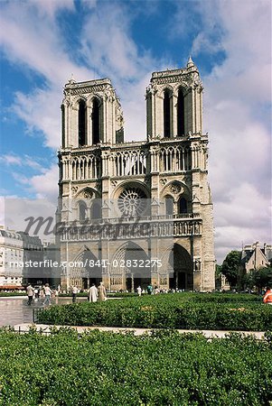 Notre Dame de Paris, Ile de la Cite, Paris, France, Europe