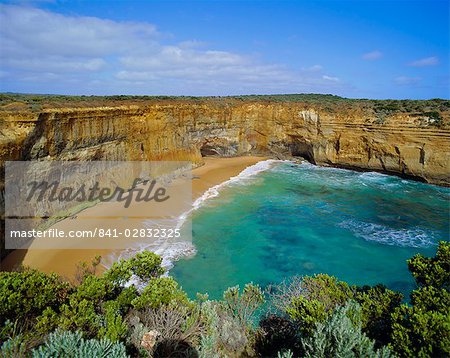 Beach and cliffs, the Great Ocean Road, Victoria, Australia