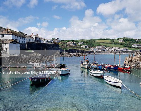 Port, Coverack, Cornwall, Angleterre, Royaume-Uni, Europe