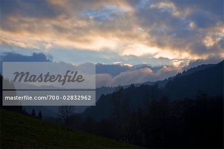 Mountains in Freiburg, Germany