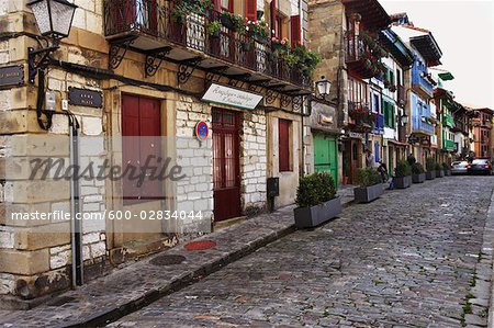 Cobbled Street in Old Town San Nicolas, Spain