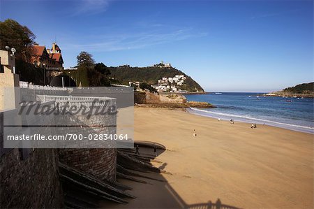 Beach, San Sebastian, Gipuzkoa, Basque Country, Spain