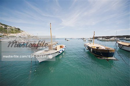 Boats in a harbour