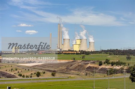 Braunkohle Kohle-Kraftwerk, La Trobe Valley, Australien