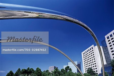 Steel Arches at Post Oak Road, Post Oak Central, Houston, Texas, USA