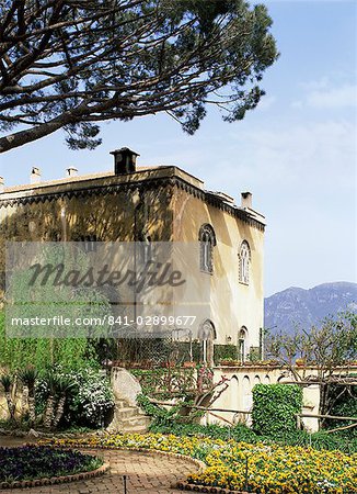Garten der Villa Cimbrone, Ravello, Amalfiküste, Kampanien, Italien, Europa