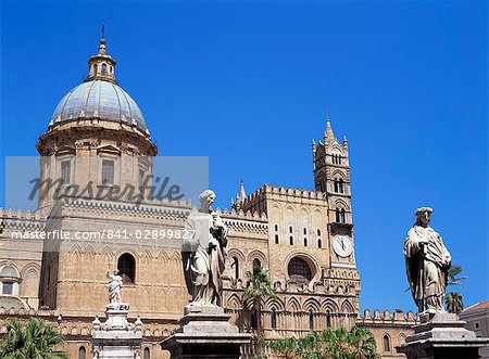 The cathedral, Palermo, Sicily, Italy, Europe