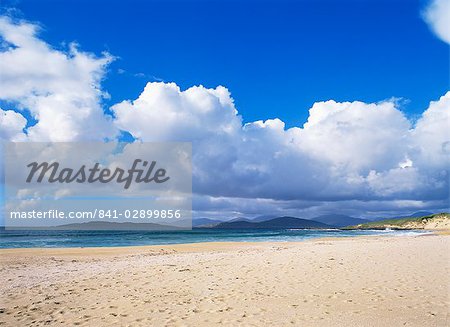 Scarista Beach, île de Harris, Hébrides extérieures, en Écosse, Royaume-Uni, Europe