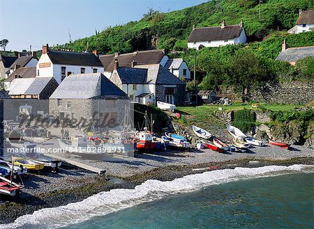 Cadgwith, la péninsule de Lizard, Cornwall, Angleterre, Royaume-Uni, Europe Cadgwith, la péninsule de Lizard, Cornwall, Angleterre, Royaume-Uni, Europe