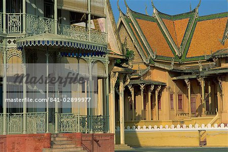 French pavilion, Royal Palace, Phnom Penh, Cambodia, Indochina, Southeast Asia, Asia