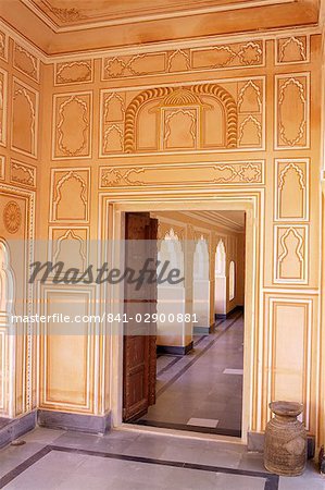Chanwar Audrey Walon-Ki Haveli (manoir), 400 ans, restaurée dans son état original, Musée Anokhi, ambre, près de Jaipur, Rajasthan État, Inde, Asie Chanwar Audrey Walon-Ki Haveli (manoir), 400 ans, restaurée dans son état original, Musée Anokhi, ambre, près de Jaipur, Rajasthan État, Inde, Asie