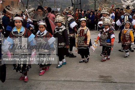 Festival de Miao, près de Kaili, Guizhou, Chine, Asie