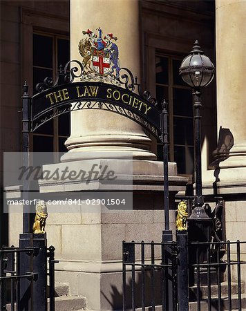 La Law Society entrée, Londres, Royaume-Uni, Europe