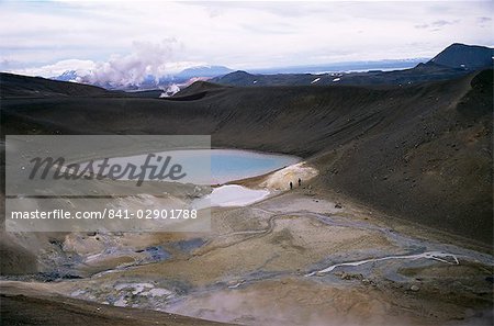 Activité volcanique et géothermique Krafla, région du nord-est région, Islande, régions polaires Activité volcanique et géothermique Krafla, région du nord-est région, Islande, régions polaires