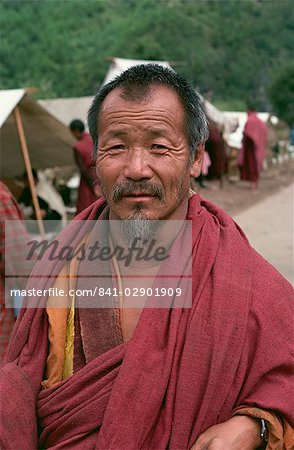 Monk, Bhutan, Asia