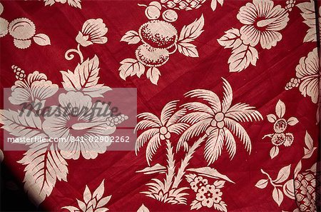 Cotton fabric on sale to tourists, Fiji, Pacific Islands, Pacific