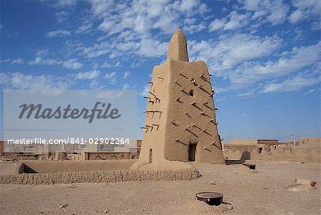 La mosquée de Djingareyber, Tombouctou, UNESCO World Heritage Site, Mali, Afrique de l'Ouest, Afrique