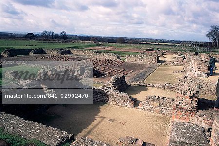 Roman city, Wroxeter, Shropshire, England, United Kingdom, Europe
