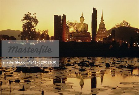 Loy Kratong, Sukhothai, UNESCO World Heritage Site, Thailand, Asia