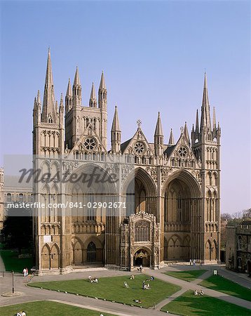 Cathédrale de Peterborough, Peterborough, Cambridgeshire, Angleterre, Royaume-Uni, Europe