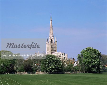 Cathédrale de Norwich, Norwich, Norfolk, Angleterre, Royaume-Uni, Europe Cathédrale de Norwich, Norwich, Norfolk, Angleterre, Royaume-Uni, Europe