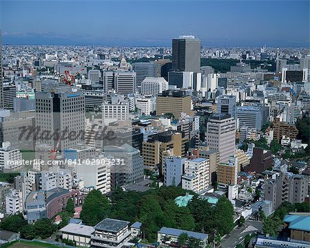 La ligne d'horizon de Tokyo, Japon, Asie La ligne d'horizon de Tokyo, Japon, Asie