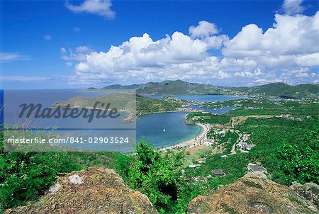 English Harbour, location of Nelson's dockyard, Antigua, Caribbean, West Indies, Central America