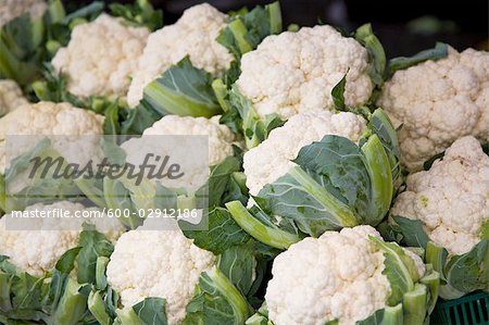 Chou-fleur au marché fermier