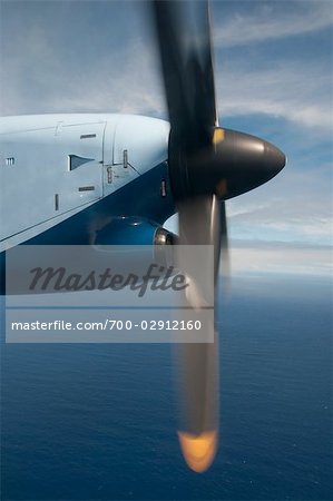 Airplane Propeller Over Hawaii, USA