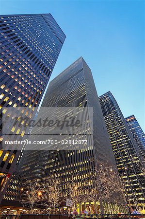 Immeubles de bureaux, Midtown Manhattan, New York, New York, USA