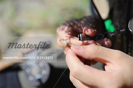 Man holding Dry Fly