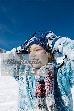 Child in snow