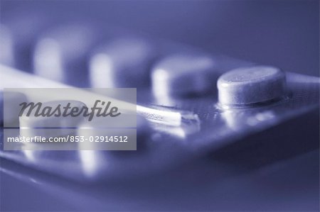 pills, close-up