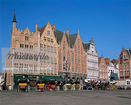 Main Town Square, Bruges, Belgium, Europe