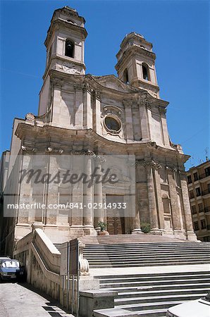 Baroque church of Sant'Anna, Cagliari, Sardinia, Italy, Europe