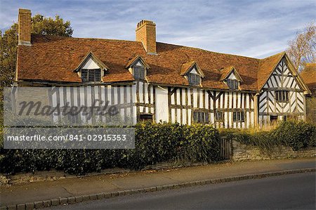 Maison de Mary Ardens, mère de la maison de Shakespeare, Wilmcote, Stratford-upon-Avon, Warwickshire, Midlands, Angleterre, Royaume-Uni, Europe Maison de Mary Ardens, mère de la maison de Shakespeare, Wilmcote, Stratford-upon-Avon, Warwickshire, Midlands, Angleterre, Royaume-Uni, Europe