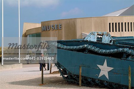 Museum, Utah Beach, wo amerikanische Truppen am d-Day im Juni 1944 landete, während des zweiten Weltkrieges, Calvados, Normandie (Normandie), Frankreich, Europa
