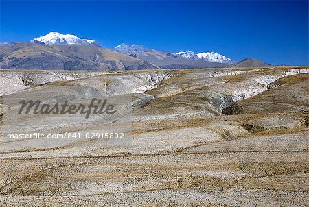 Plateau désertique Altiplano, près d'Arequipa, au Pérou, en Amérique du Sud