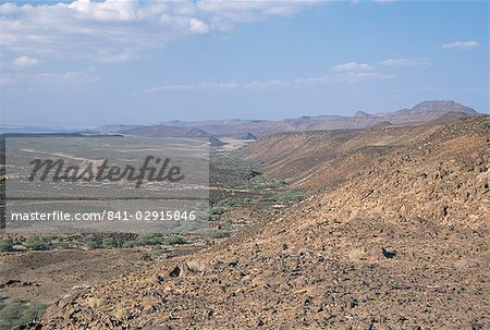 Marginal rift faults of desert basin, Danakil Depresssion, Ethiopia, Africa Marginal rift faults of desert basin, Danakil Depresssion, Ethiopia, Africa