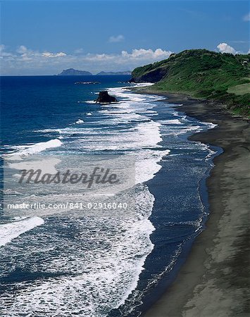 Windward coast at Argyle Beach, St. Vincent, Windward Islands, West Indies, Caribbean, Central America