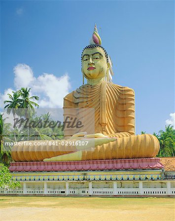 Riesen sitzende Buddha-Statue, Wewurukannala, Dikwella, Sri Lanka