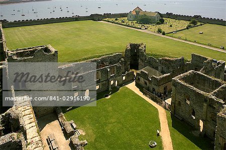 Portchester castle, Hampshire, Angleterre, Royaume-Uni, Europe