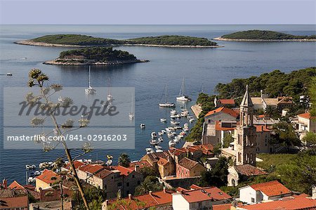 Hvar et des îles extérieures, Dalmatie, Croatie, Adriatic, Europe