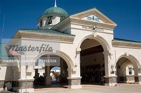 Entrance to Zante Port, St. Kitts, Leeward Islands, West Indies, Caribbean, Central America