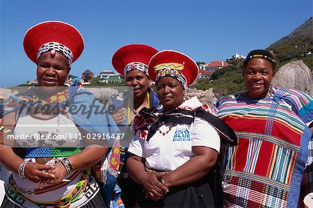 Zulu Damen, Kapstadt, Südafrika, Afrika