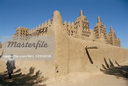 Die große Moschee von Djenne, Mali, UNESCO World Heritage Site, Afrika