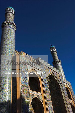 La mosquée du vendredi ou Masjet-Ellison, construit en 1200 par le Ghorid Sultan Ghiyasyddin sur le site d'une mosquée du Xe siècle plus tôt, Herat, Province d'Herat, Afghanistan, Asie
