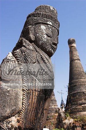 Kakku Buddhist Ruins, a site of over two thousand brick and laterite stupas, some dating back to the 12th century, Shan State, Myanmar (Burma), Asia