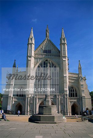 Die Kathedrale von Winchester, Hampshire, England, Vereinigtes Königreich, Europa